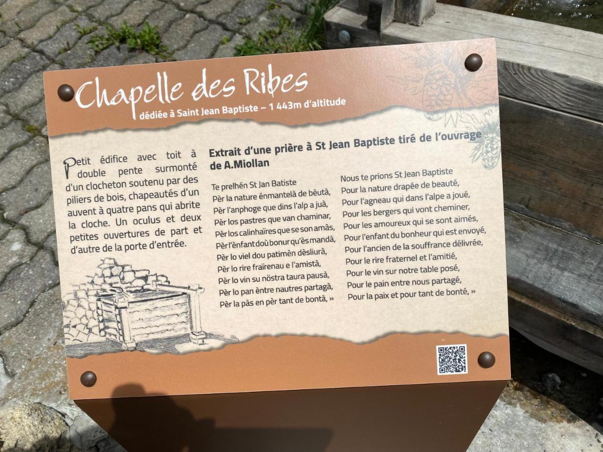 L Alpin Bel Appartement Avec Terrasse Dans Vieille Ferme De Montagne Renovee Les Orres Eksteriør bilde